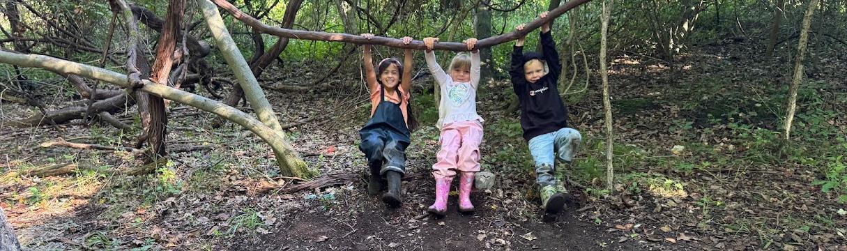 banner size for swinging children